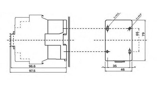 3 Pole Contactors with AC Operating Coil - 25A Max Inductive Current - Image 1