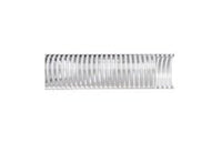 Clear PVC Suction Discharge Hose Assembly - 1.5in x 10ft with Aluminum Kamlock