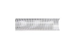 Clear PVC Suction Discharge Hose Assembly - 1.5in x 10ft with Aluminum Kamlock - Image 1