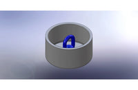 3 Inch PVC Riser Cap End Plug