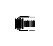 3-Inch Rubber Water Suction Discharge Hose Assembly, 10ft Length, MxF Aluminum Kamlock - Image 2