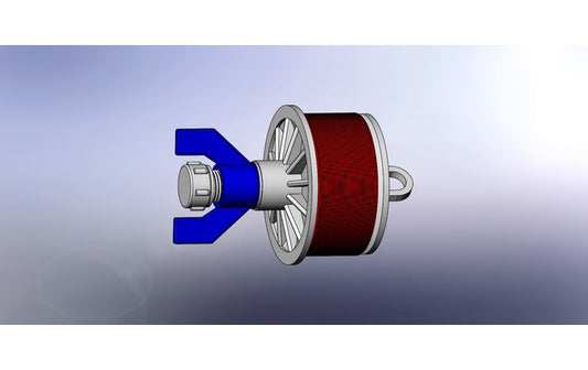 Cal Am Manufacturing 3 1/2 in Kwikie PVC End Cap Plug - Image 1