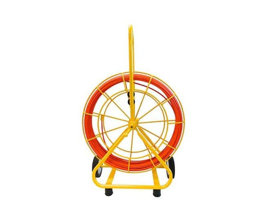 Easy Buddy® Duct Rodder - 500ft 1/4in Rod, Non-Conductive Fiberglass, Marked Every 5ft - Image 1