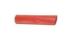 1.5in x 50ft HD Red PVC Lay Flat Discharge Hose Assembly with MxF Aluminum Kamlock - Image 1