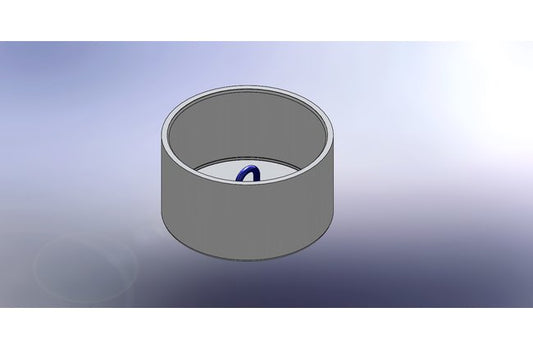 5-Inch PVC Riser Cap for Conduit and Duct Accessories - Image 1