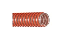 Kanaline SR PVC Material Handling Hose Assembly - 4in x 10ft with MxF Aluminum Kamlock