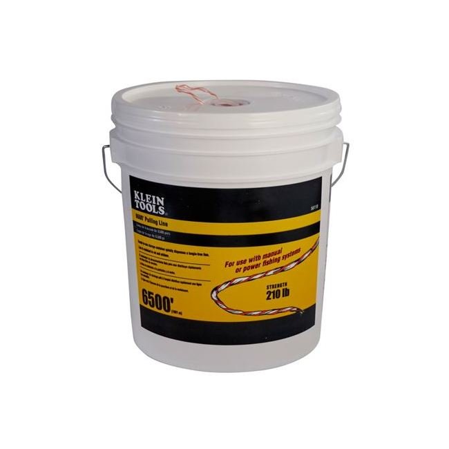 Klein 6500ft Poly Pull Line with Orange Trace - Fish Tape Accessory - Image 2