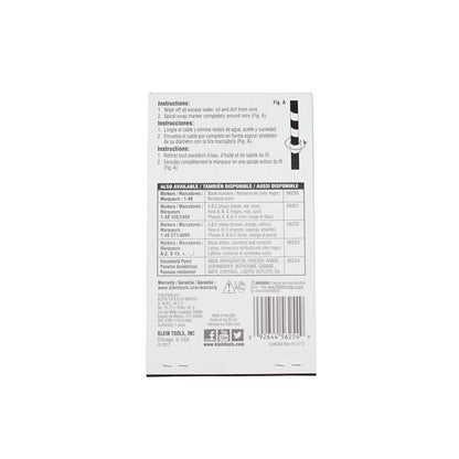 Klein® 10 Pages Household Electric Panel Wire Marker Book - Image 2