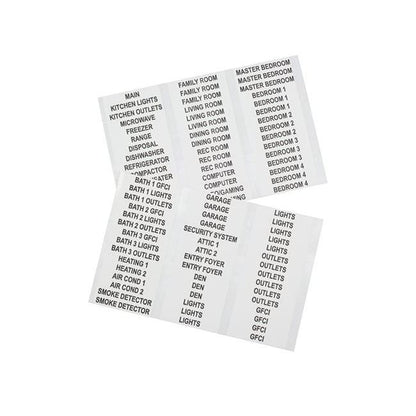 Klein® 10 Pages Household Electric Panel Wire Marker Book - Image 3