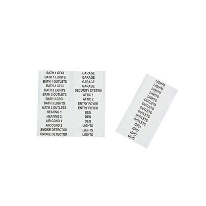 Klein® 10 Pages Household Electric Panel Wire Marker Book - Image 4