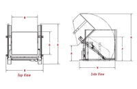 Advance Lifts HDDP 103 Inch Heavy-Duty Container Dumper