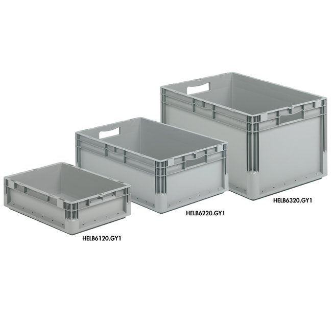16x12x5 ELB Container with Hinged Lid - Image 1