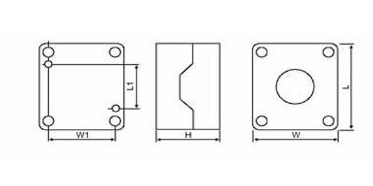 IP65 Normally Closed Contact Block for RC.P Enclosures - Image 1