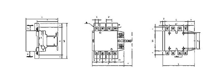 185A F-Range 3-Pole Contactor w/ 1500V Insulation Voltage - Image 2
