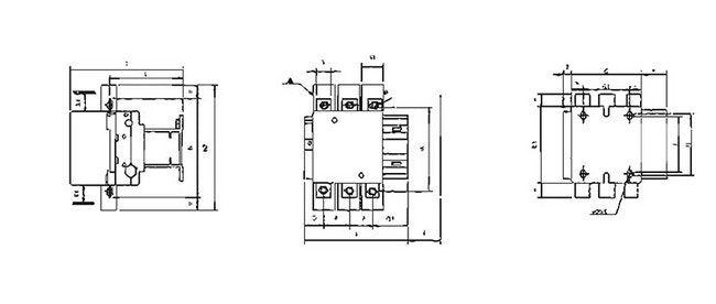 185A F-Range 3-Pole Contactor w/ 1500V Insulation Voltage - Image 1