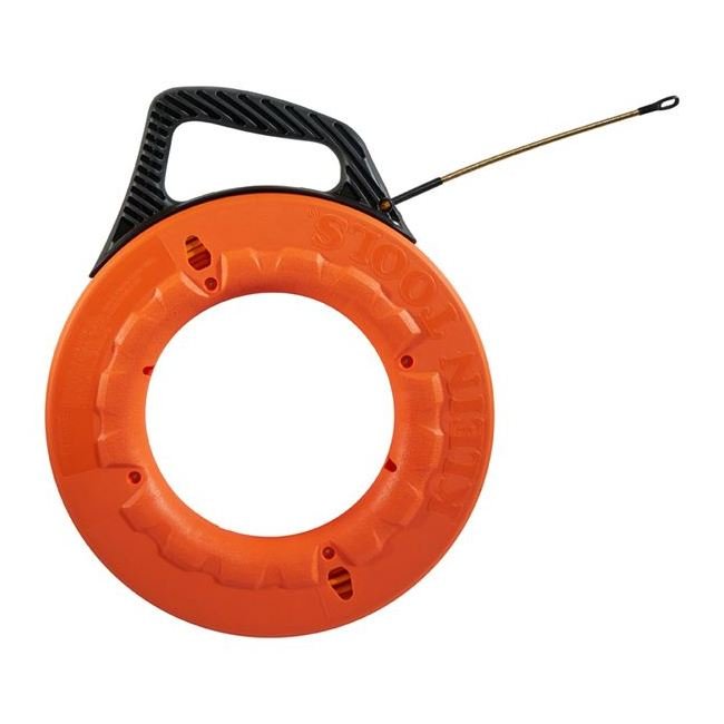 Klein® 100ft Fiberglass Fish Tape with Laser-Etched Depth Markings, Non-Conductive - Image 3