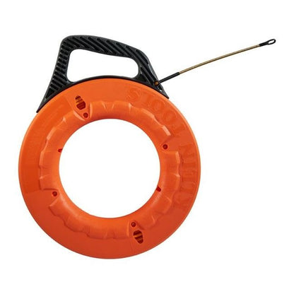 Klein® 100ft Fiberglass Fish Tape with Laser-Etched Depth Markings, Non-Conductive - Image 3