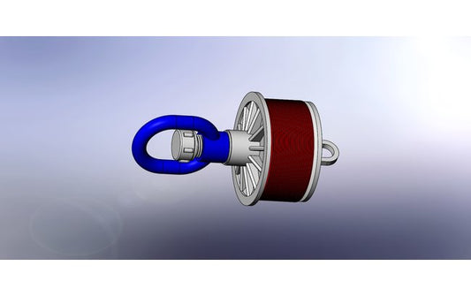 Cal Am Manufacturing 3 1/2 in Kwikie Blank Duct Plug - Image 1