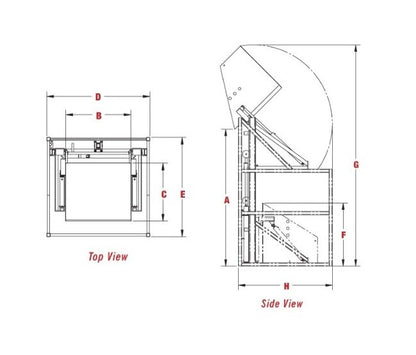Advance Lifts HRDP 4000 lb High Reach Container Dumper - Image 2