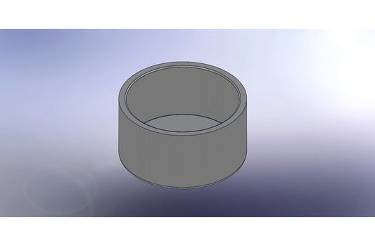 Gray PVC End Cap - 3 Inch - Image 1