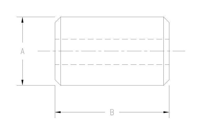 0.656 Inch (in) Outside Diameter and 3/8 Inch (in) Cable Diameter Copper Stop - Image 2