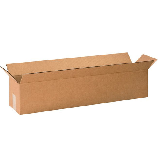 60x12x12 Long Corrugated Box - Kraft ECT-32 - Bundle of 10 - Image 1