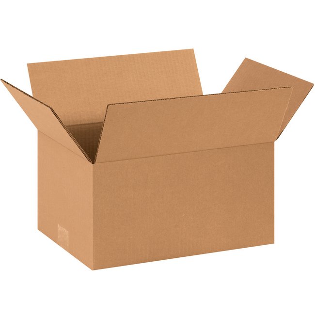 Alpha Packaging 14x10x7 ECT-32 Kraft Corrugated Box Bundle (25 Pack) - Image 1