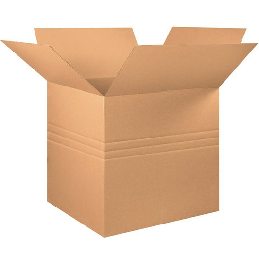 36x36x36 Multi-Depth Corrugated Box - Kraft ECT-32 (Bundle of 5) - Image 1