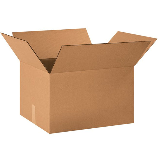 20x16x12 ECT-32 Kraft Corrugated Box Bundle (25-Pack) - Image 1