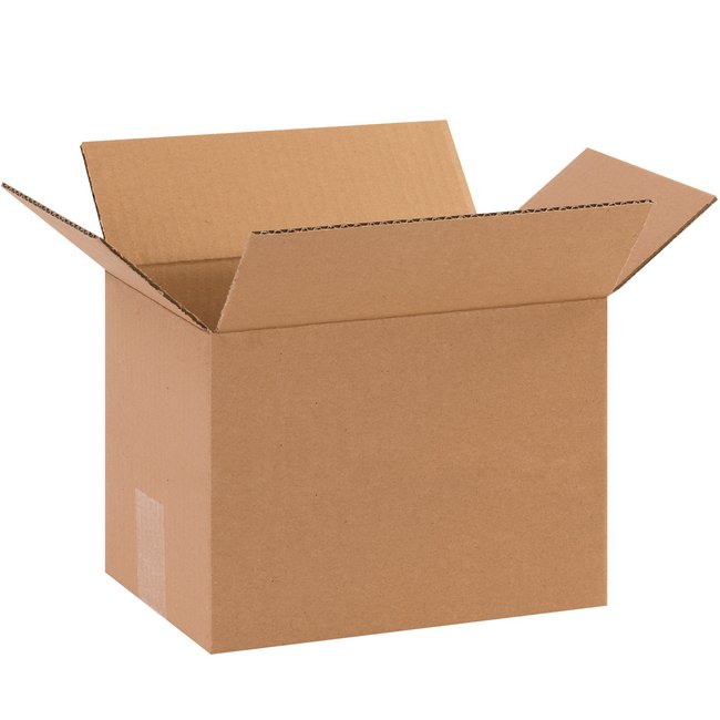 Alpha Packaging, Inc. 10x7x7 ECT-32 Kraft Corrugated Box Bundle (25 Pack) - Image 1