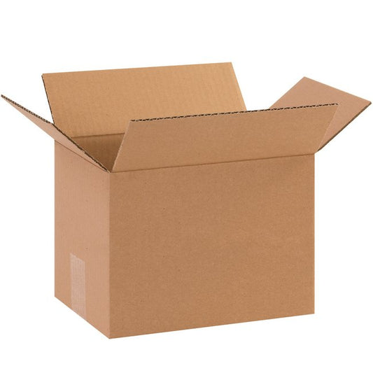 Alpha Packaging, Inc. 10x7x7 ECT-32 Kraft Corrugated Box Bundle (25 Pack) - Image 1
