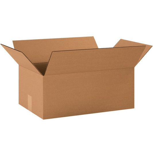 Alpha Packaging, Inc. 19x13x10 ECT-32 Kraft Corrugated Box Bundle (25-Pack) - Image 1