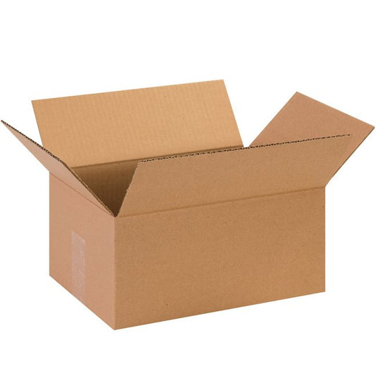 Alpha Packaging, Inc. 13x9x6 ECT-32 Kraft Corrugated Box Bundle (25 Pack) - Image 1