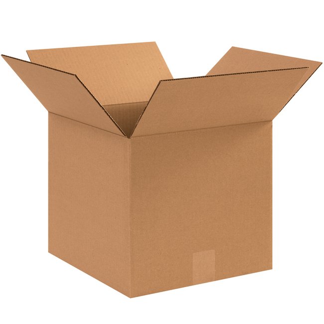 12x12x11 Kraft ECT-32 Single Wall Corrugated Box Bundle (Pack of 25) - Image 1