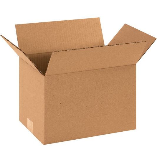 Alpha Packaging, Inc. 12x8x8 ECT-32 Kraft Corrugated Box Bundle (25 Pack) - Image 1