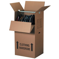 Alpha Packaging 24x20x34 Wardrobe Box Bundle - Pack of 5