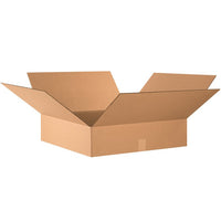 24x24x6 Flat Corrugated Box - ECT-32 Kraft, Bundle of 10