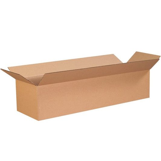 26x6x6 Long Corrugated Box - ECT-32 Kraft, Pack of 25 - Image 1
