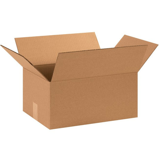 15x11x7 Corrugated Box - ECT-32 Kraft, Bundle of 25 - Image 1