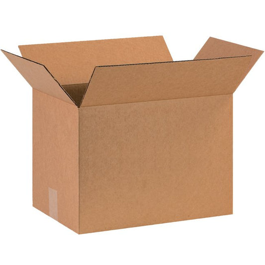 Alpha Packaging, Inc. 15x10x12 Kraft Corrugated Box Bundle (25 Pack) - Image 1