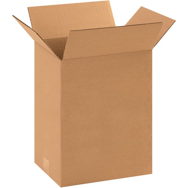 Alpha 11-1/4x8-3/4x14 ECT-32 Corrugated Box Bundle (25-Pack) - Image 1