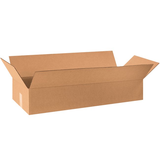 Alpha Packaging, Inc. 30x12x6 Flat Corrugated Box - Bundle of 25 - Image 1