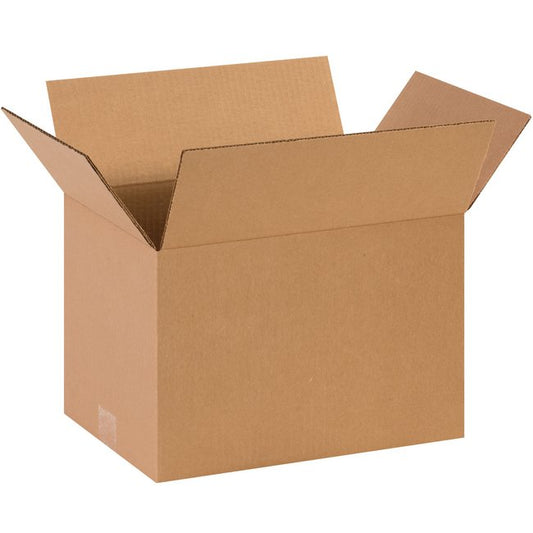 13x10x9 Kraft ECT-32 Corrugated Box Bundle Pack of 25 - Image 1