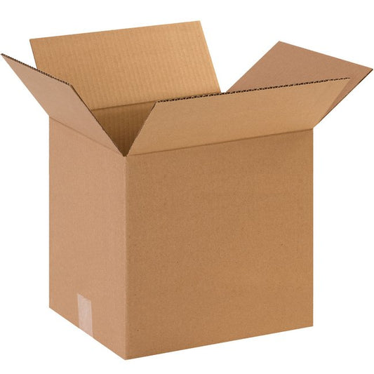 Alpha 12x8x12 in Kraft ECT-32 Corrugated Box Bundle (25 Pack) - Image 1