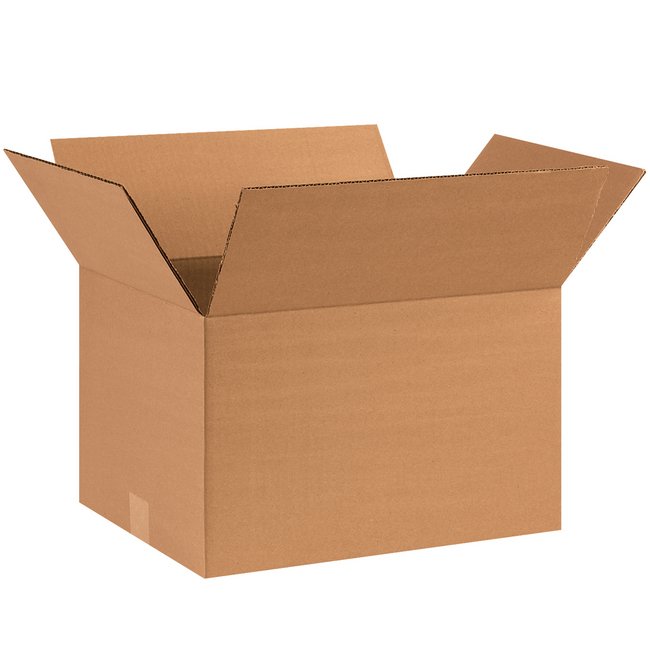 16x12x11 Kraft Corrugated Box, ECT-32 Single Wall - Bundle of 25 - Image 1