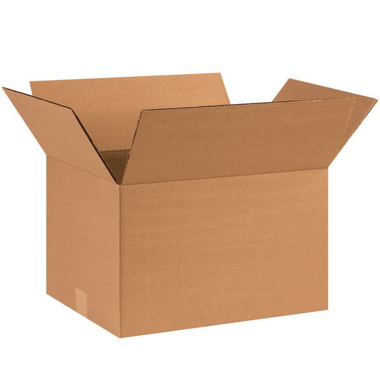 16x12x11 Kraft Corrugated Box, ECT-32 Single Wall - Bundle of 25 - Image 1