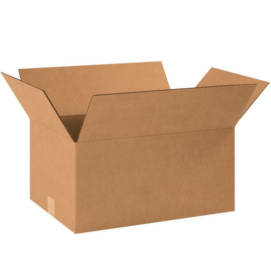 Alpha Kraft Corrugated Box - 18.5 x 12.5 x 9 Inches - Image 1