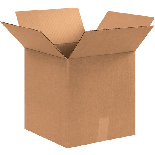 Eco-Friendly Kraft Corrugated Box - 12-3/4 x 12-3/4 x 13-1/2 in - Image 1
