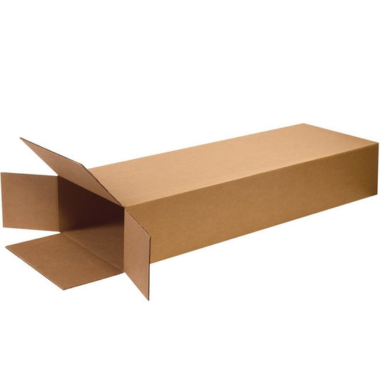 Alpha Packaging 18x7x52 ECT-44 Corrugated Side Loading Box Bundle - Pack of 5 - Image 1