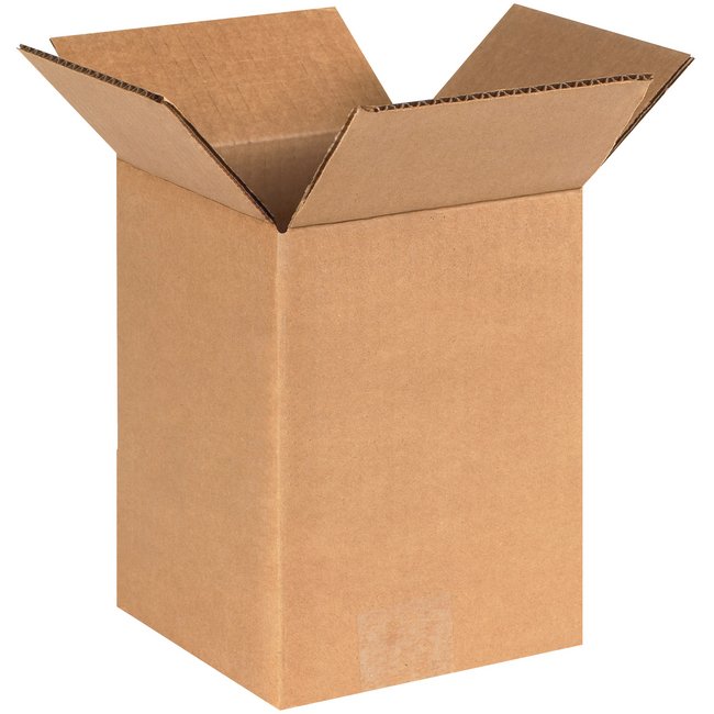 5x5x8 Inch Corrugated Box - Image 1